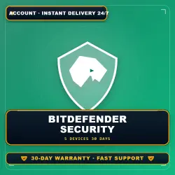 Bitdefender Premium Security 2024 | 30 Days | 5 Devices (Account)