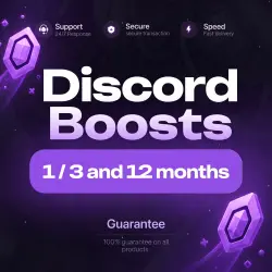 Discord-Boosts | 1 / 3 or 12 Months | Link Activation |