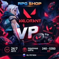 24/7 AUTO | VALORANT VP RU | Gift Card | 240-5350 VP