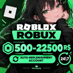 AUTO-DISTRIBUTION 24/7 ROBUX ROBLOX ROBUX 500–22,500 R$