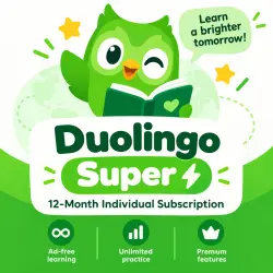 Duolingo Super 12 months | To your account