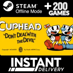Cuphead | Steam Offline | +200 дополнительных игр | Мгновенная доставка