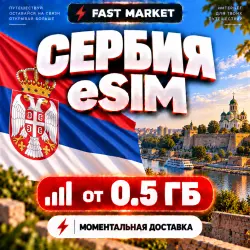 eSIM Serbia • Сербия (RS)