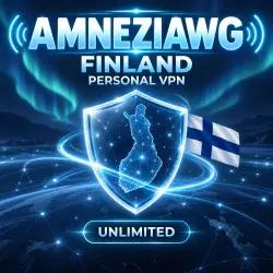 AMNEZIAWG VPN FINLAND ACCESS KEY FINNISH IP UNLIMITED TRAFFIC ANONYMOUS