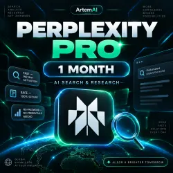 Perplexity Pro 1 Month | AI Search and Research | Applied to Your Account
