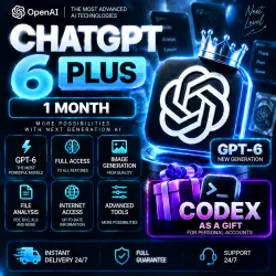 ChatGPT Plus 1 month GPT-6 + Codex | warranty