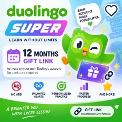 Unlock Duolingo Super: 12 Months Premium | Private Invitation Link | GLOBAL