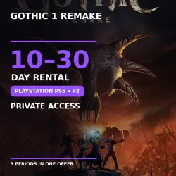 Gothic 1 Remake PlayStation PS5 | P2 | 10–30 Day Rental | Private Access