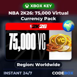 NBA 2K26: 75,000 Virtual Currency Pack | Global | XBOX KEY | INSTANT DELIVERY 24/7