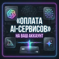 Оплата зарубежных AI-сервисов на ваш аккаунт