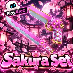 Sakura Set | Murder Mystery 2 | MM2 — Roblox, лот №214837
