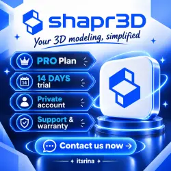 Shapr3d Pro Subscription - 14 DAYS Trial -| PRIVATE ACCOUNT [ AUTO-DELIVERY]