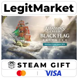 DLC Assassin's Creed Black Flag Resynced - Dragon Storm Naval Pack / Steam AUTO / RU + WORLD
