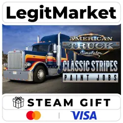 DLC American Truck Simulator - Classic Stripes Paint Jobs Pack / Steam AUTO / RU + WORLD