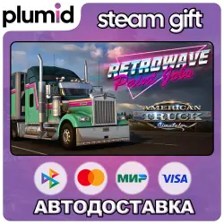 DLC American Truck Simulator - Retrowave Paint Jobs Pack Steam Gift / Россия + МИР / АВТО