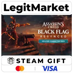 DLC Assassin's Creed Black Flag Resynced - Hellfire Character Pack / Steam AUTO / RU + WORLD