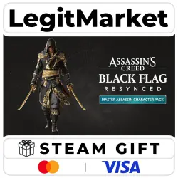 DLC Assassin's Creed Black Flag Resynced - Master Assassin Character Pack / Steam AUTO / RU + WORLD