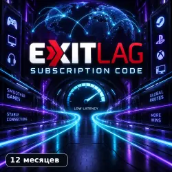 ExitLag | 12 months | Digital code | Auto-delivery