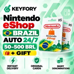 Nintendo eShop 50-500 BRL