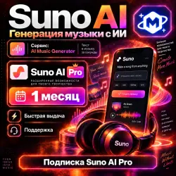 Suno AI Pro | 1 Month | 2,500 Credits | Activation on Your Account