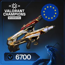 6700 VP VALORANT РЕГИОН EU АВТОДОСТАВКА