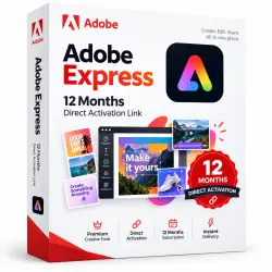 Adobe Express Premium — 12 Months | Direct Activation Link