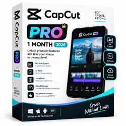 CapCut Pro — 1 Month | Private Account / Activation on Your Account