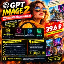 GPT IMAGE 2 — LOW-1K — 20 генераций | 1 день