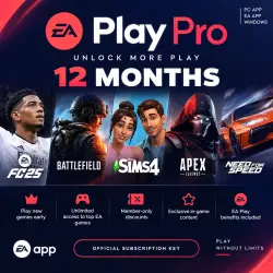 EA PLAY Pro 12 MONTH RENEWAL ANY ACCOUNT