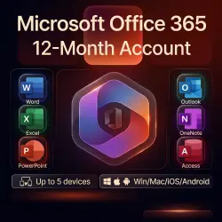 Office 365 Plus | 5 devices | 100 GB cloud storage | 1 year
