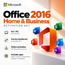 Microsoft Office 2016 Home and Business for macOS | Activation Key | 1 Mac