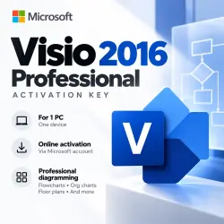 Microsoft Visio 2016 Professional | Activation Key | 1 PC