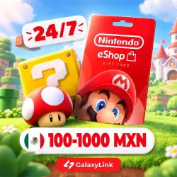 100-1000 MXN | MEX | Nintendo - Top up code