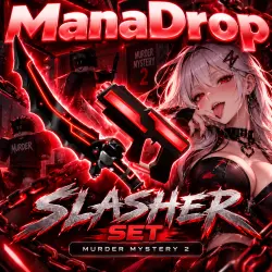SLASHER SET I MURDER MYSTERY 2 I KNIFE + GUN