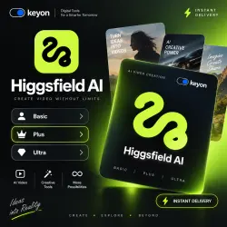 Higgsfield AI | Basic / Plus / Ultra | 1–12 Months | Instant Delivery | KeyOn