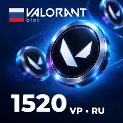 АВТО 24/7 | Valorant 1520 VP | КОД РОССИЯ, лот №254475