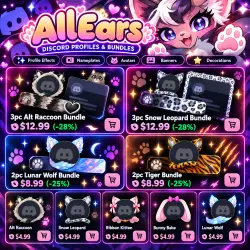 [Gift] All EARS | Alt Raccoon Bundle, Snow Leopard Bundle, Lunar Wolf Bundle, Tiger Bundle