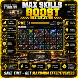 ALL SKILLS BOOSTING | MAXIMUM | PVE | ESCAPE FROM TARKOV