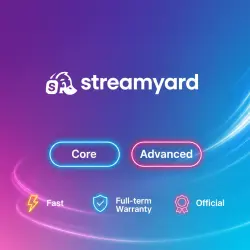 Stream Yard Core/Advanced 1-12M | Upgrade/Renewal | Warranty