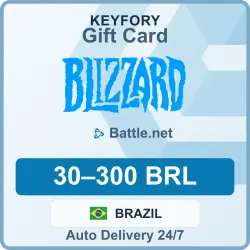 Blizzard Battle.net Gift Card 30–300 BRL — Brazil