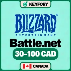 Blizzard Battle.net Gift Card 30–100 CAD — Canada
