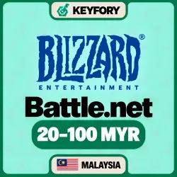 Blizzard Battle.net Gift Card 20–100 MYR — Malaysia