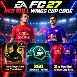 FIFA 27 Red Bull Wings Cup Code 2 Kits + 250 Season Points + 7-Match Loan Instant Delivery