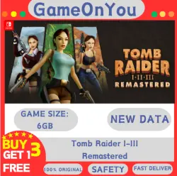 Tomb Raider I-III Remastered Nintendo Switch 1/2