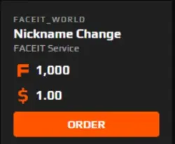 NICKEN NAME CHANGE | FACEIT $1 | GLOBAL