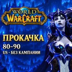WoW Midnight US: прокачка 80–90 · без кампании