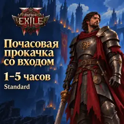 Path of Exile 2: почасовая прокачка со входом · 1–5 часов · Standard