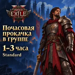 Path of Exile 2: почасовая прокачка в группе · 1–3 часа · Standard