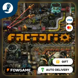 Factorio STEAM GIFT Region choice AUTO DELIVERY