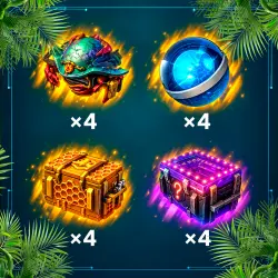 16 CONTAINERS | x4 CRAB + x4 SUPERNOVA + x4 HONEY + x4 COLLECT ALL | 24/7